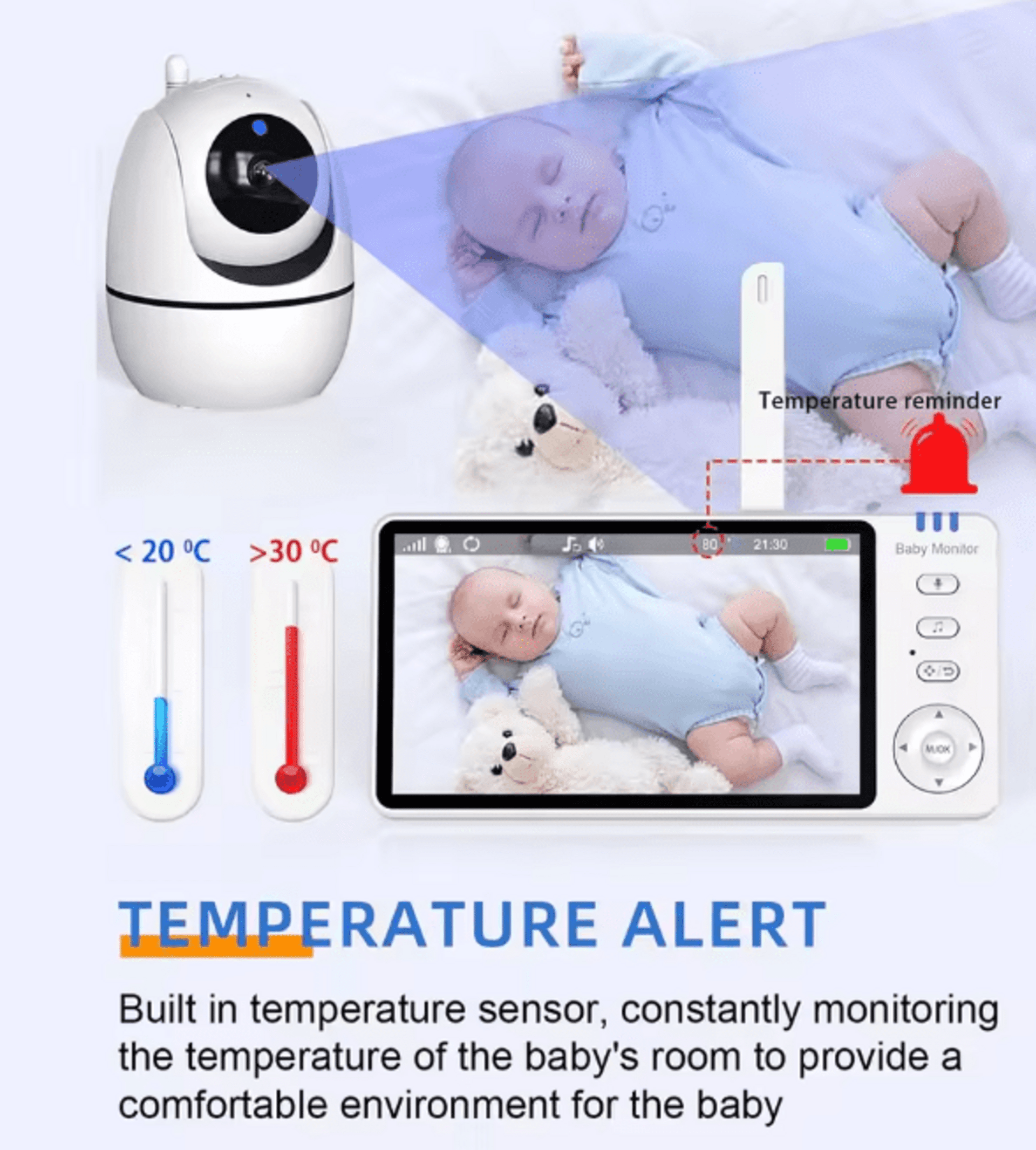 MONITOR BEBÉS AVISO FIEBRE - 2