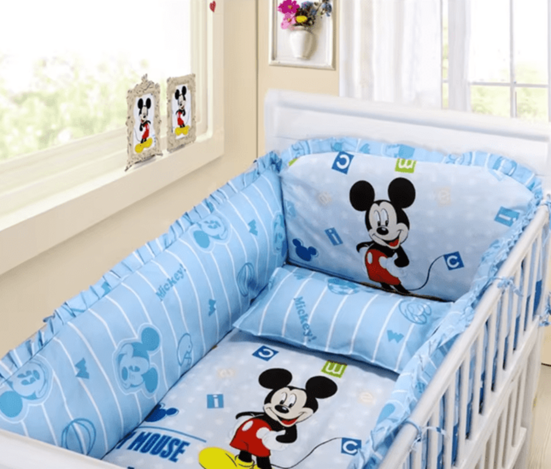 JUEGO TEXTIL MICKEY MOUSE CUNA Y MAXICUNA - 3