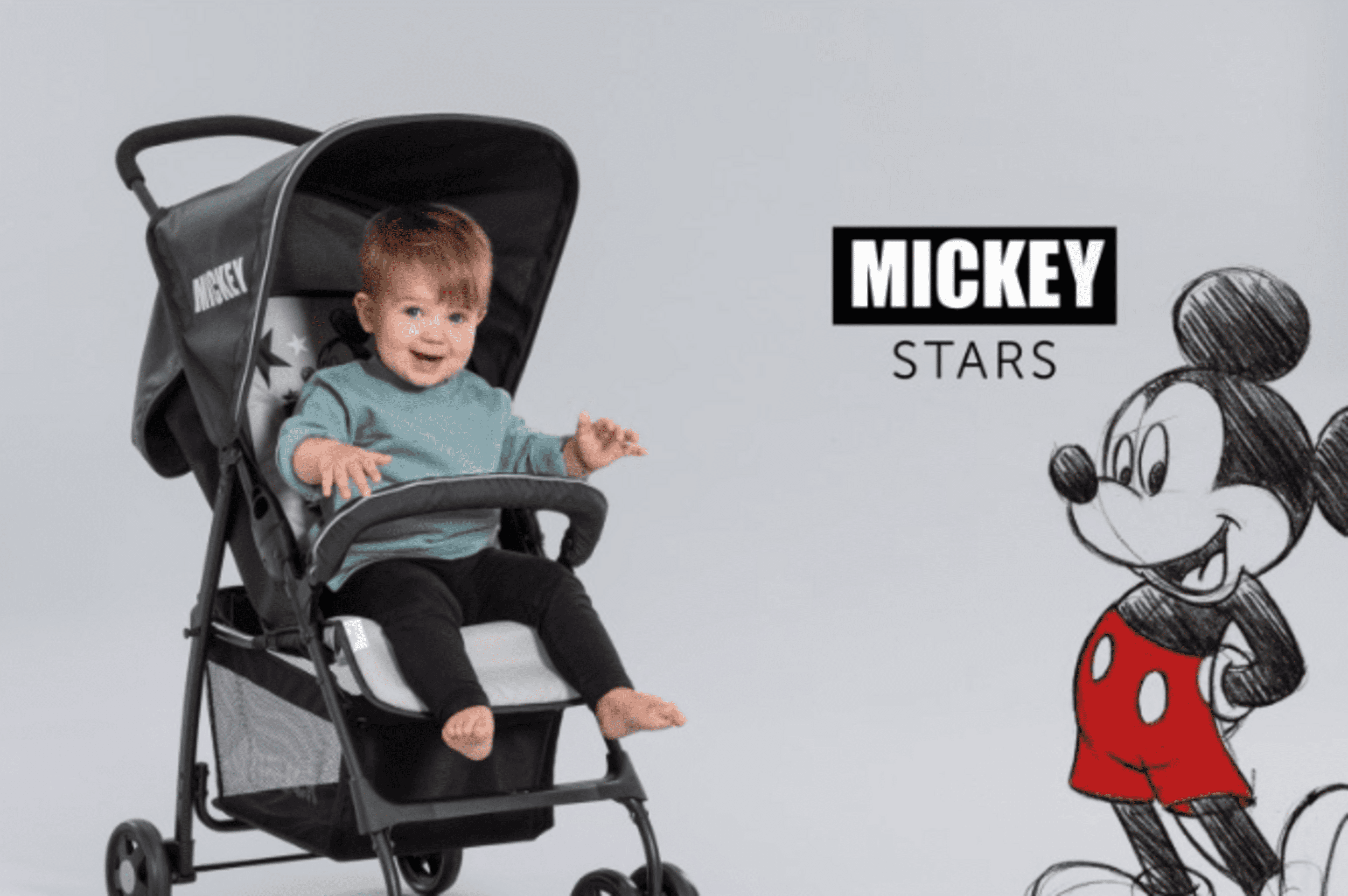 SILLA PASEO LIGERA DISNEY MICKEY - 3