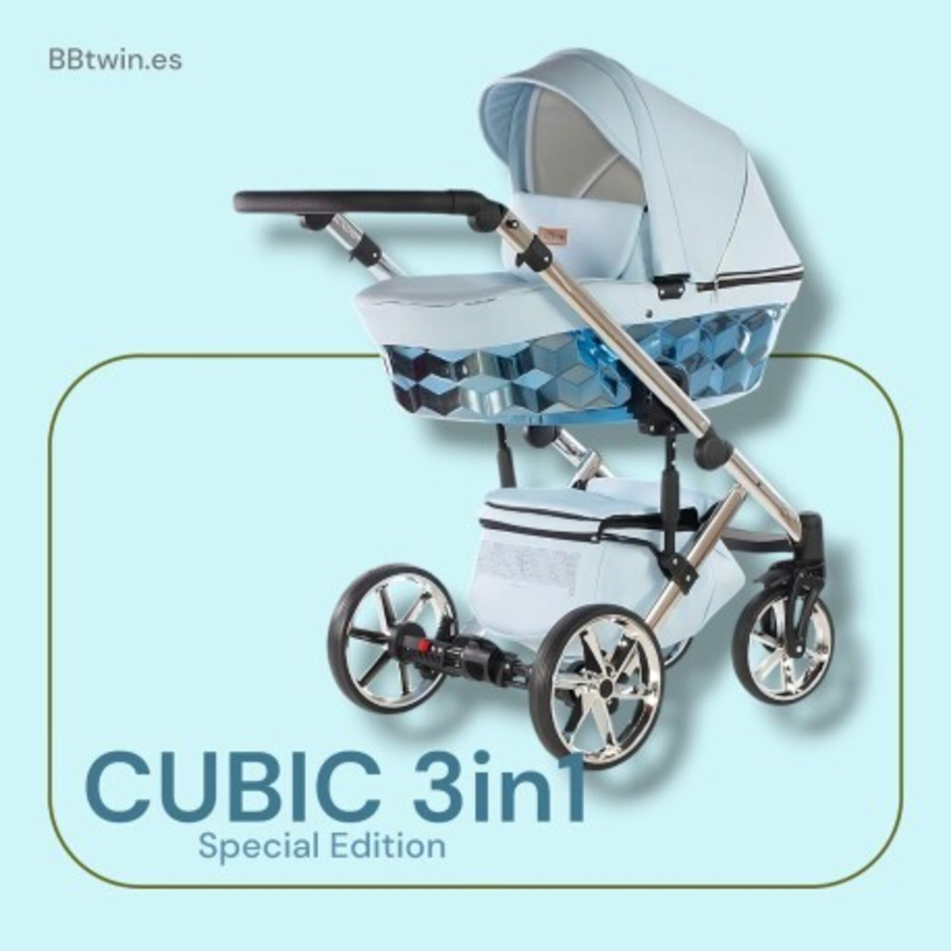 CARRITO 3 PIEZAS CUBIC EDICIÓN ESPECIAL - 3
