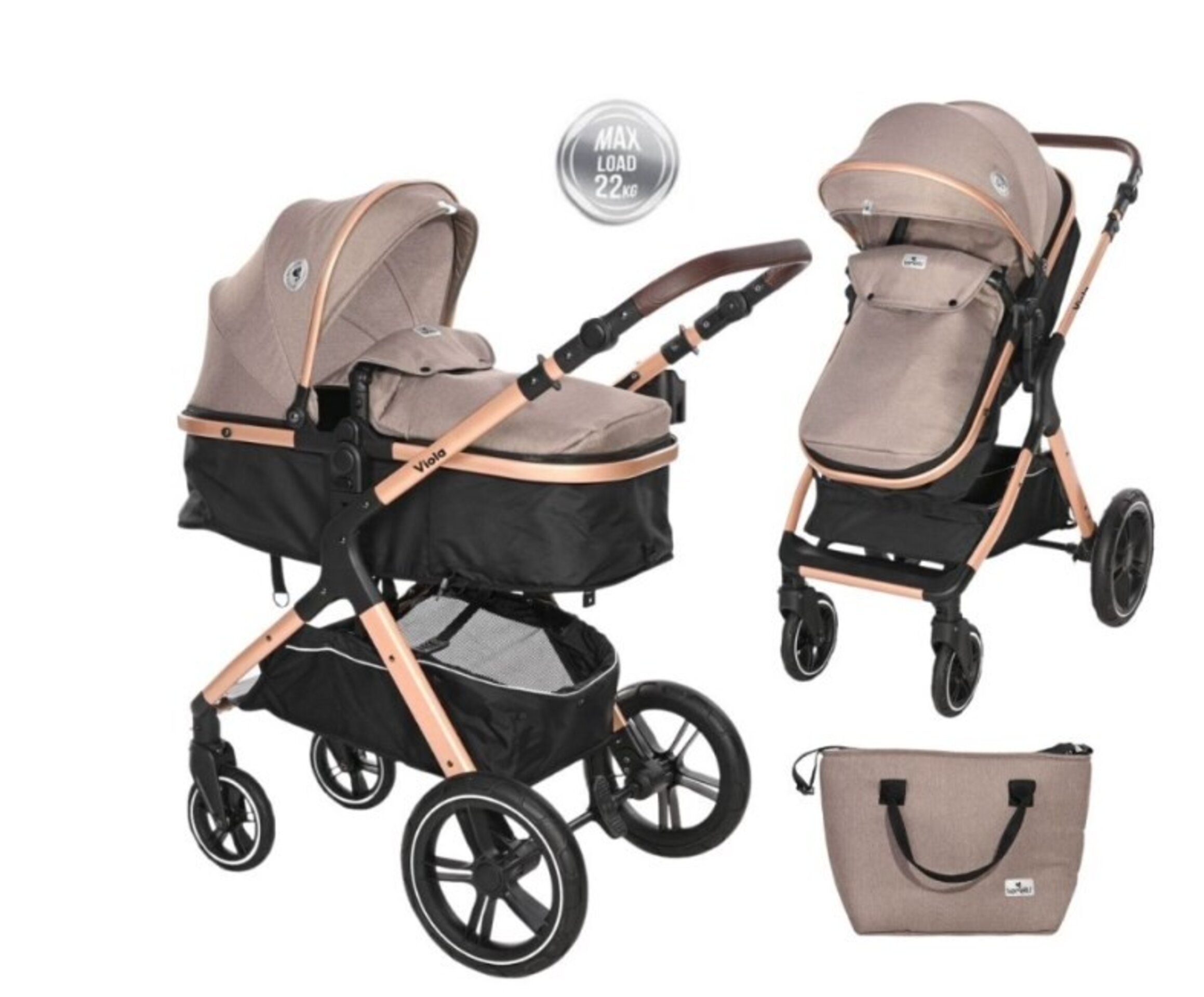 CARRITO 2 PIEZAS VIOLA - 3