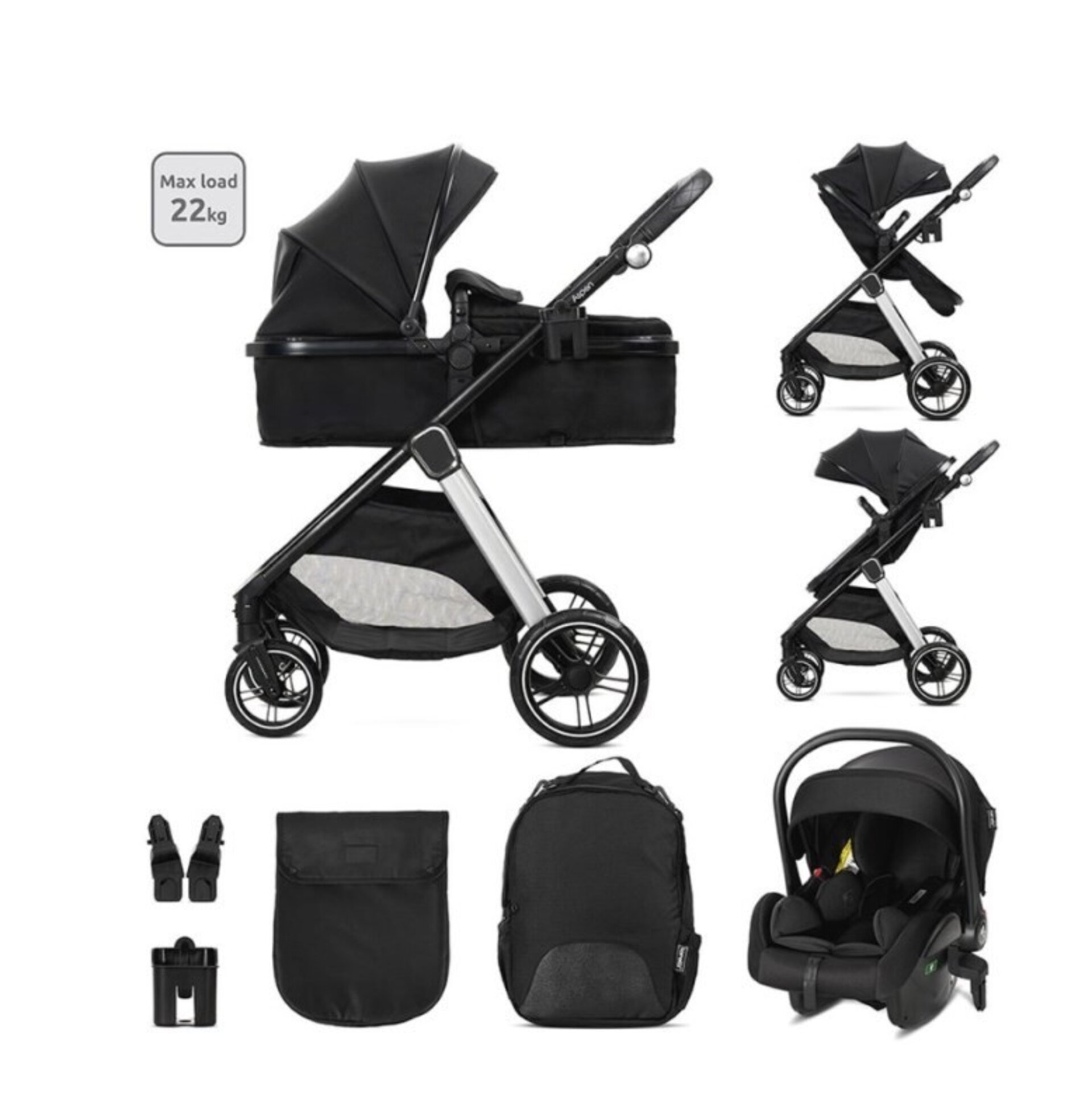 CARRITO 3 PIEZAS ASPEN - 2